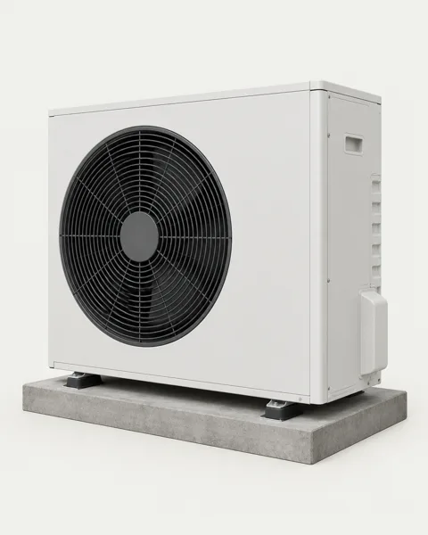Air/eau 8 kW, pose comprise